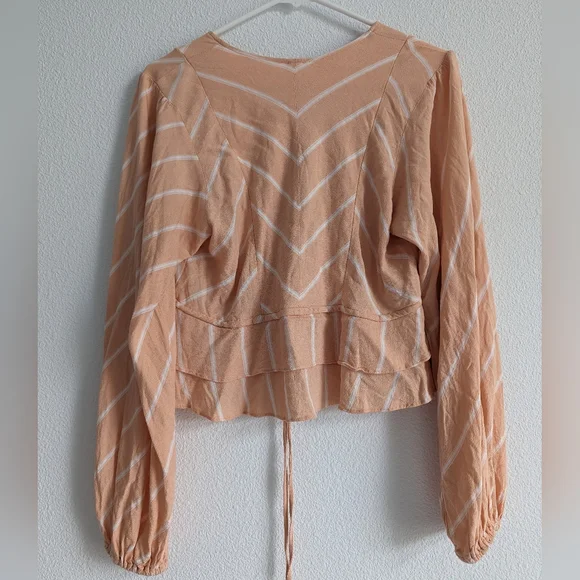 Free People Samifran flowy long sleeved blouse - Picture 3 of 4